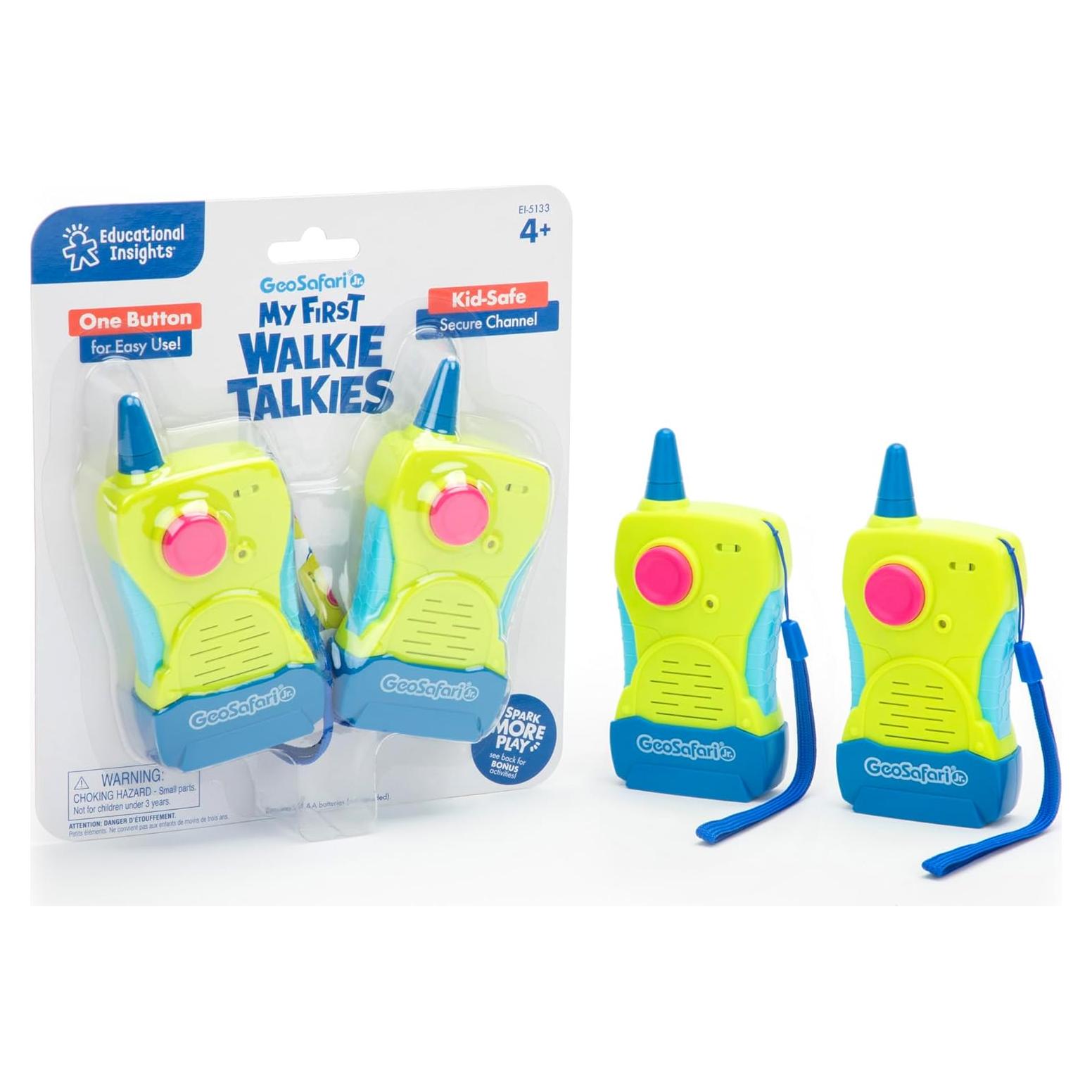 Walkie Talkies para Niños GeoSafari Jr. 2-Pack - 90m