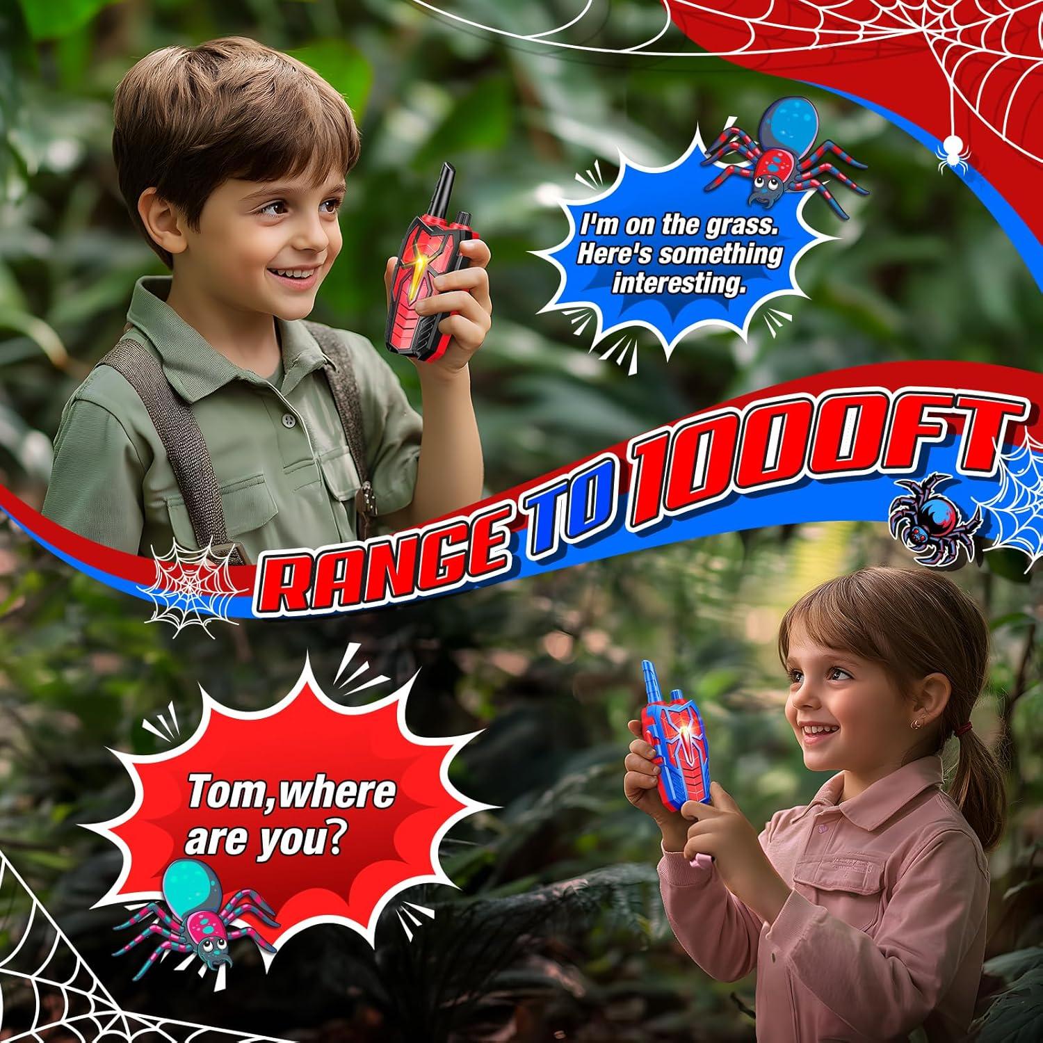 Walkie Talkies Recargables Superwin para Niños 3-10 Años