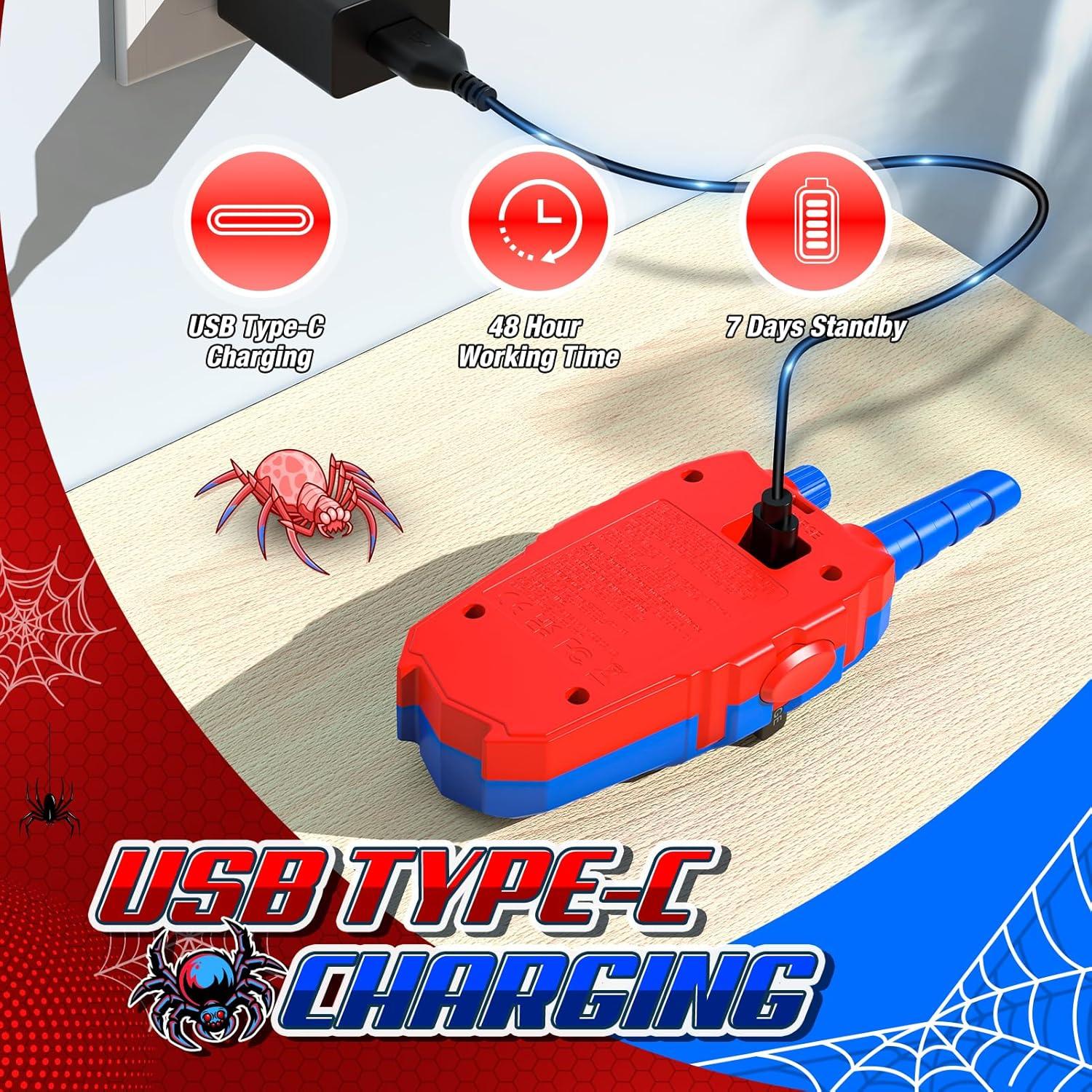 Walkie Talkies Recargables Superwin para Niños 3-10 Años