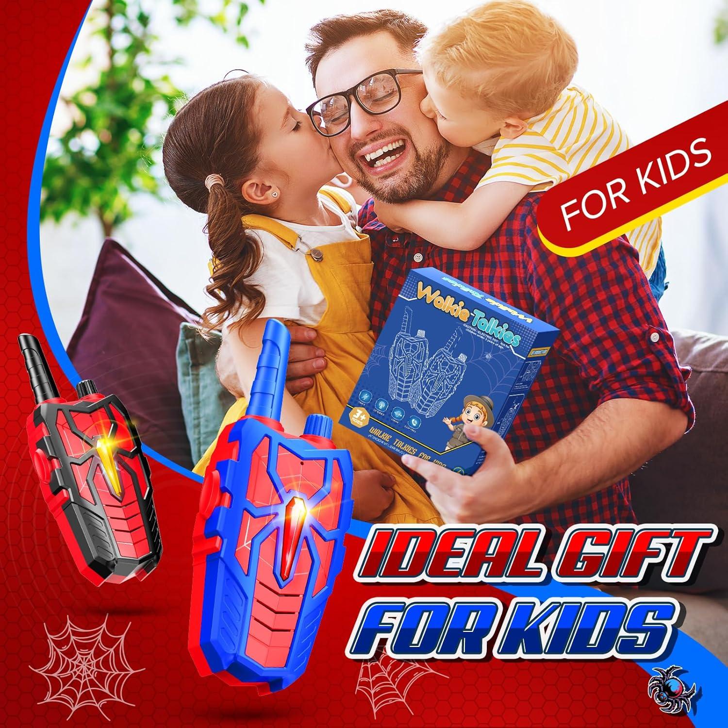 Walkie Talkies Recargables Superwin para Niños 3-10 Años