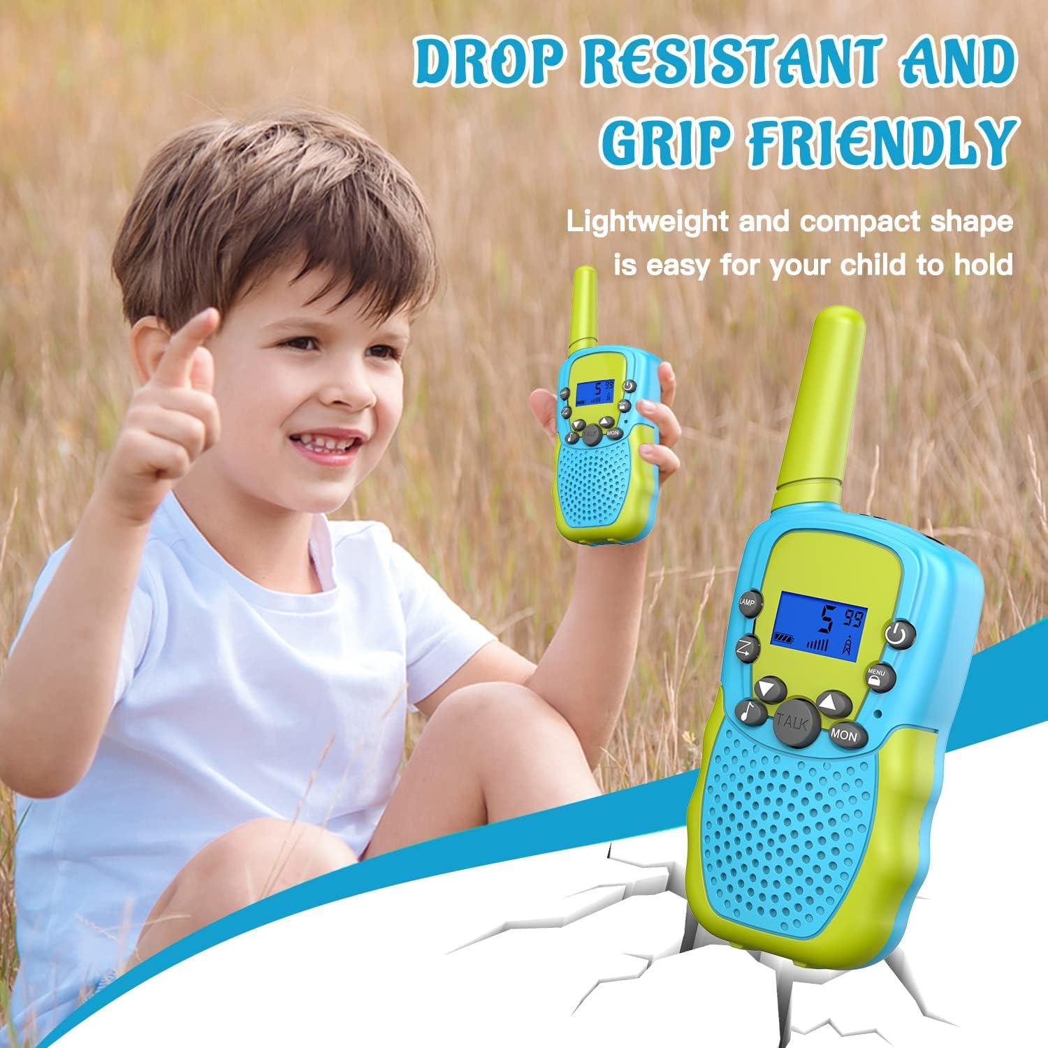 Walkie Talkies AIKTUPSY para Niños 3-12 Años 22 Canales