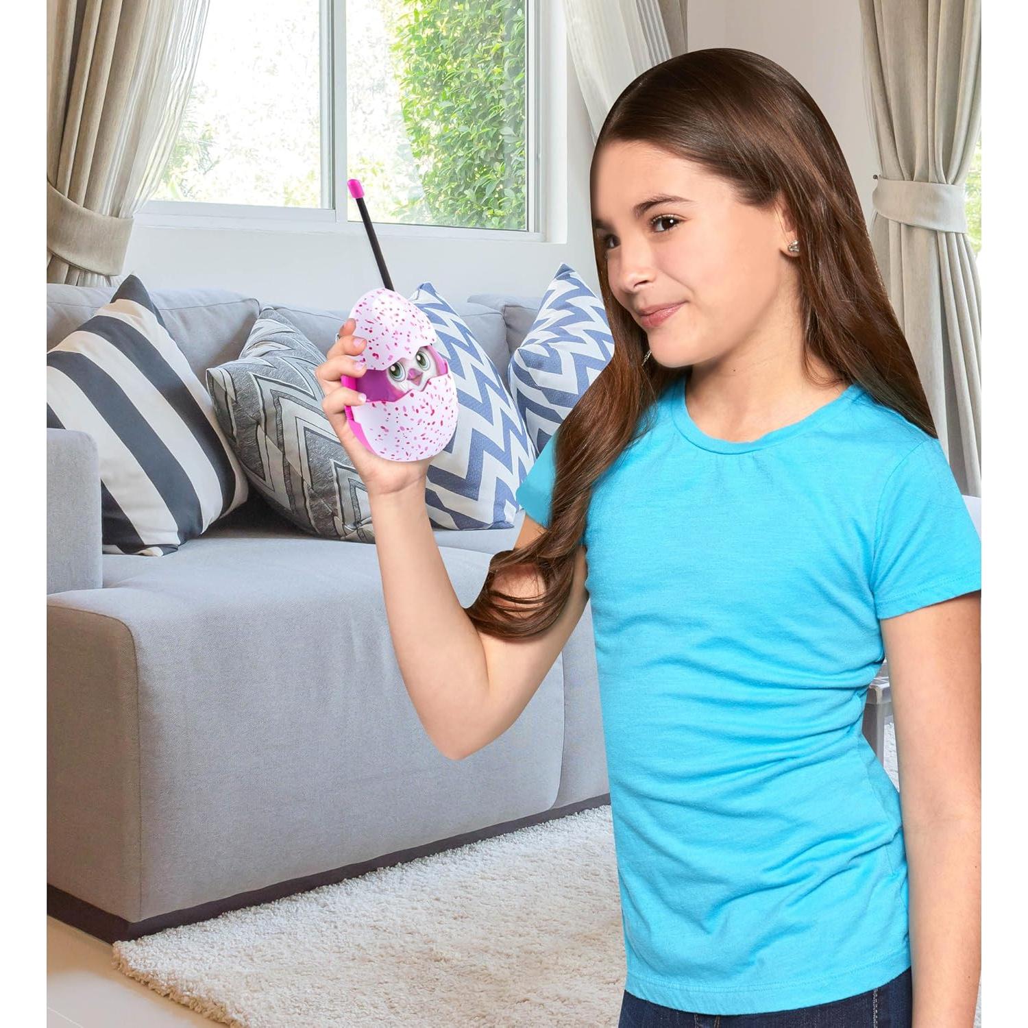 Walkie Talkies Molded Hatchimals para Niños 2 Unidades 304.8m