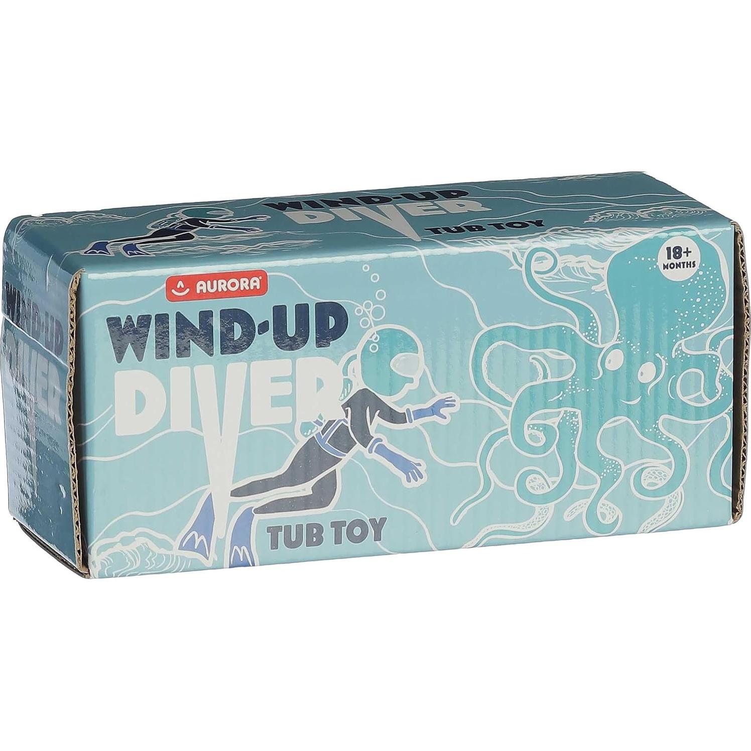 Juguete de Buceador de Cuerda Aurora 8.9 cm - Azul