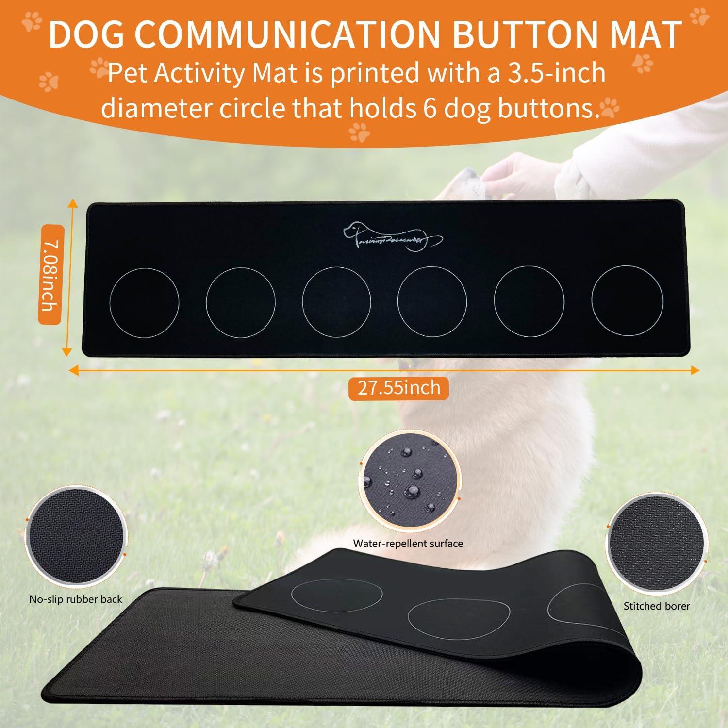 RIBOSY Conjunto de 6 Botones Grabables para Perros - Entrenamiento