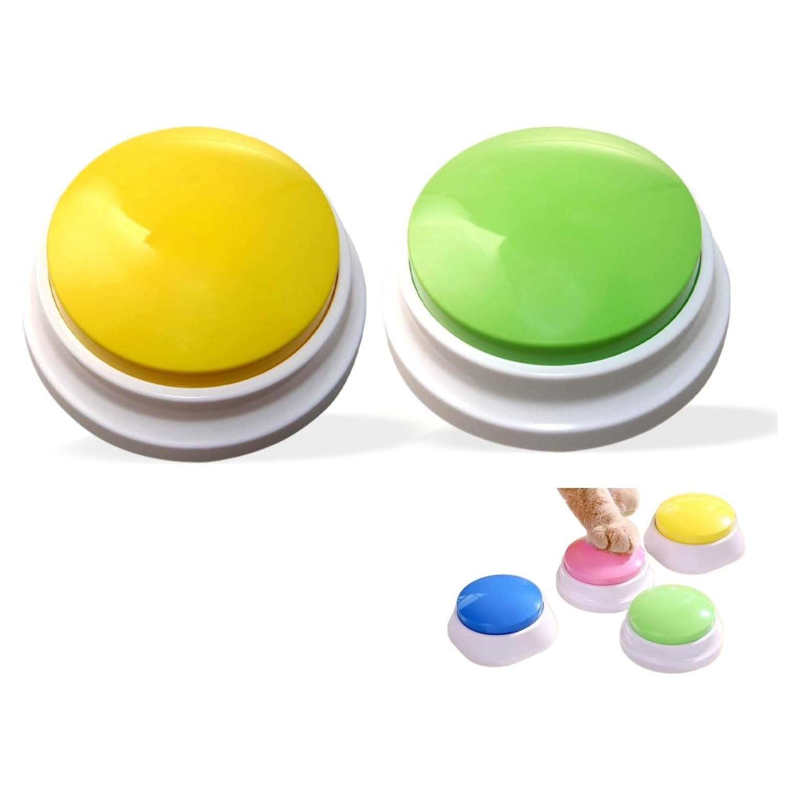 Botones de Comunicación para Perros Wanxmal - 2 Unidades Grabables