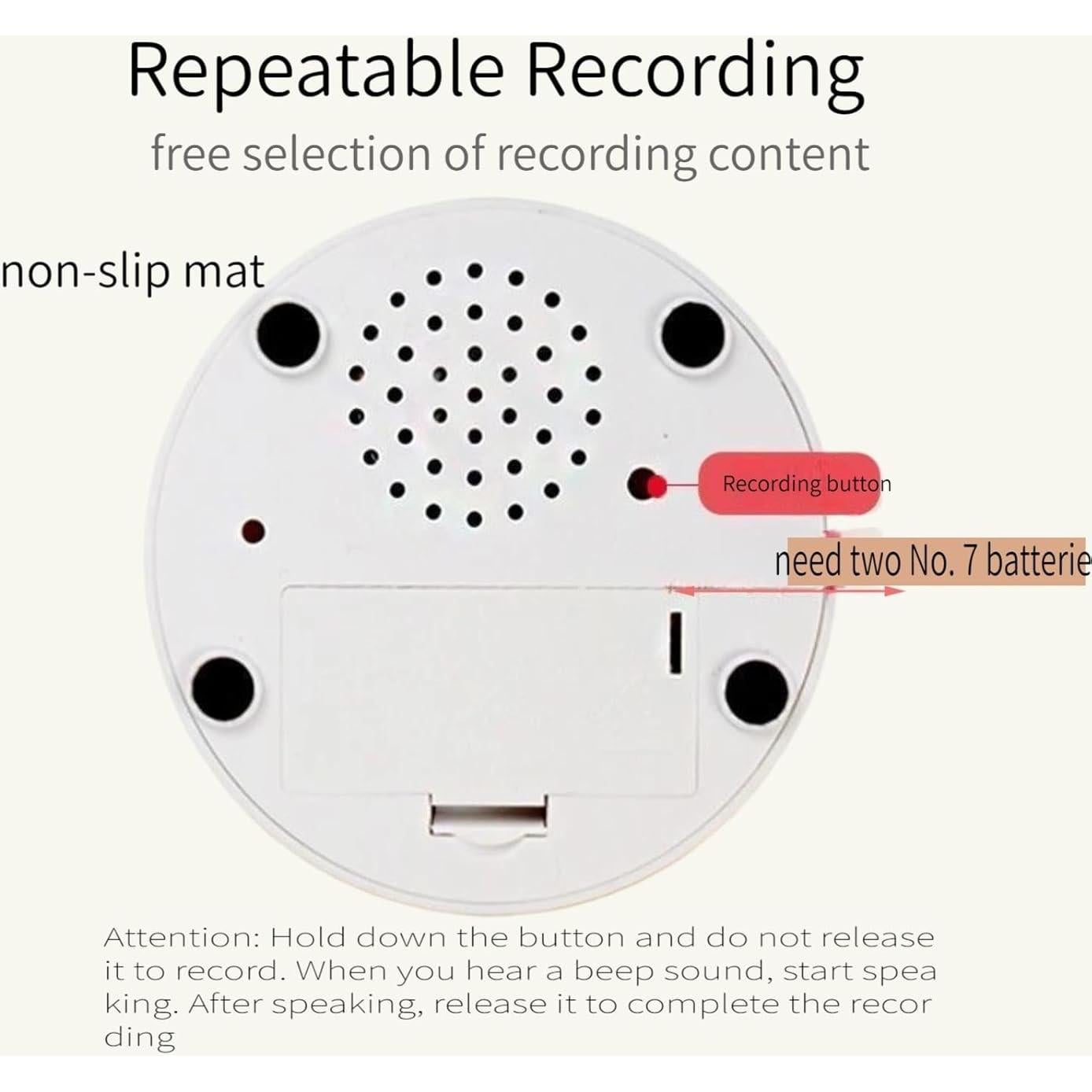 Botones de Comunicación para Perros Wanxmal - 2 Unidades Grabables