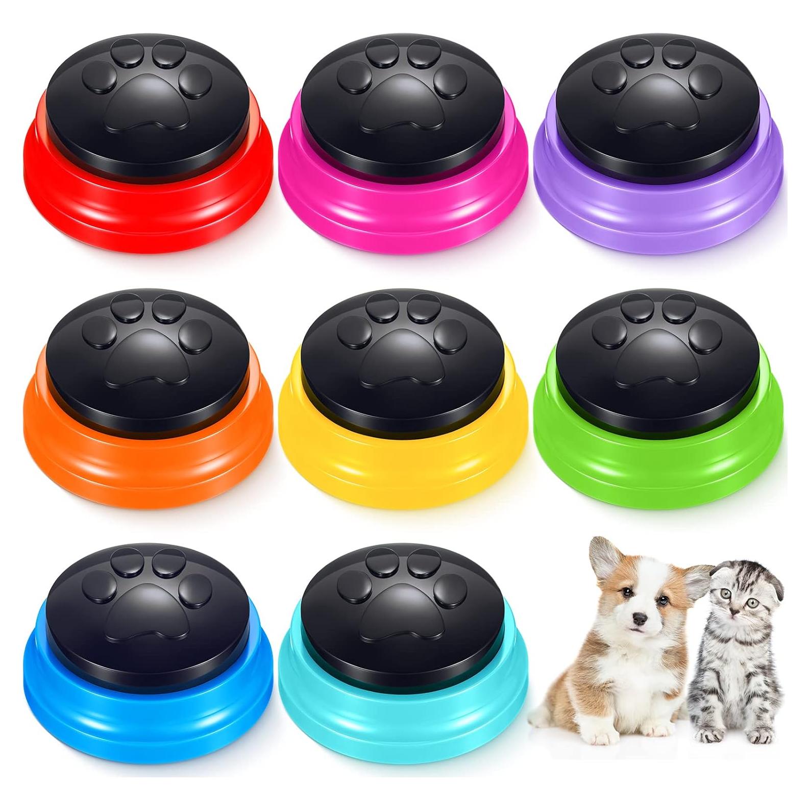 Juego de 8 Botones de Grabación de Voz para Mascotas Yunsailing