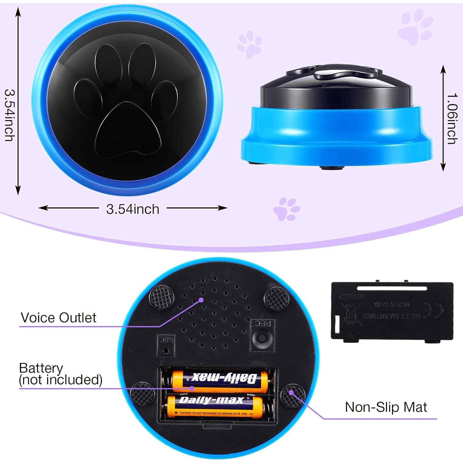 Juego de 8 Botones de Grabación de Voz para Mascotas Yunsailing