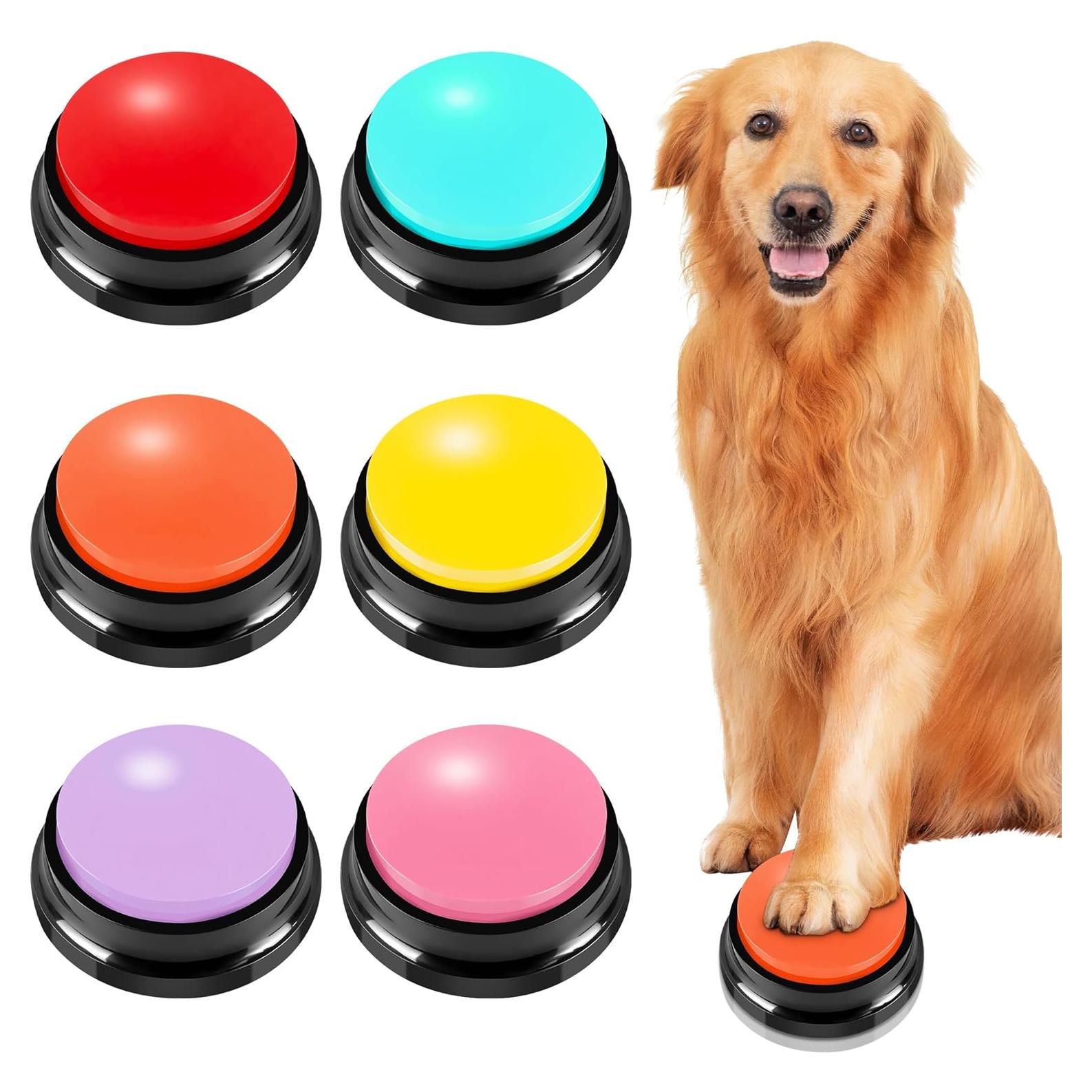 Set de Botones Grabables para Perros EEPYOCB - 6 Colores
