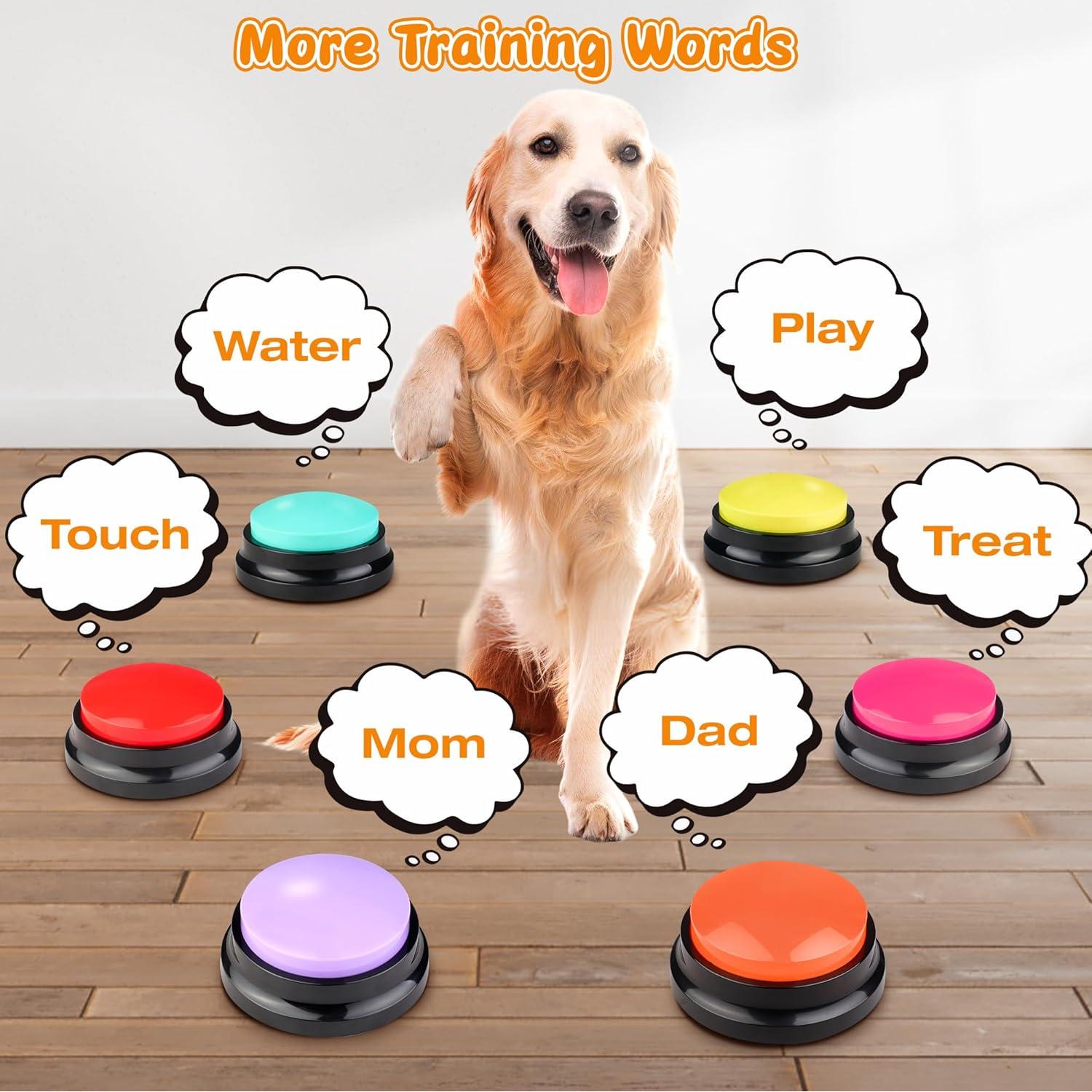 Set de Botones Grabables para Perros EEPYOCB - 6 Colores