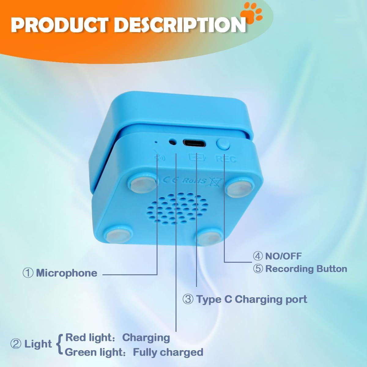 Botones de Voz Recargables para Perros Goplemo - 6 Unidades