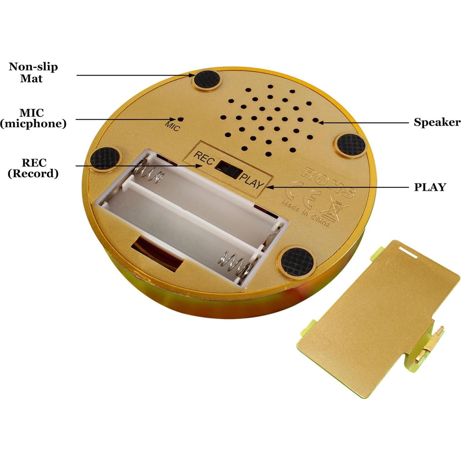 Botón Grabable Personalizado Wariolle 30 Segundos para Perros
