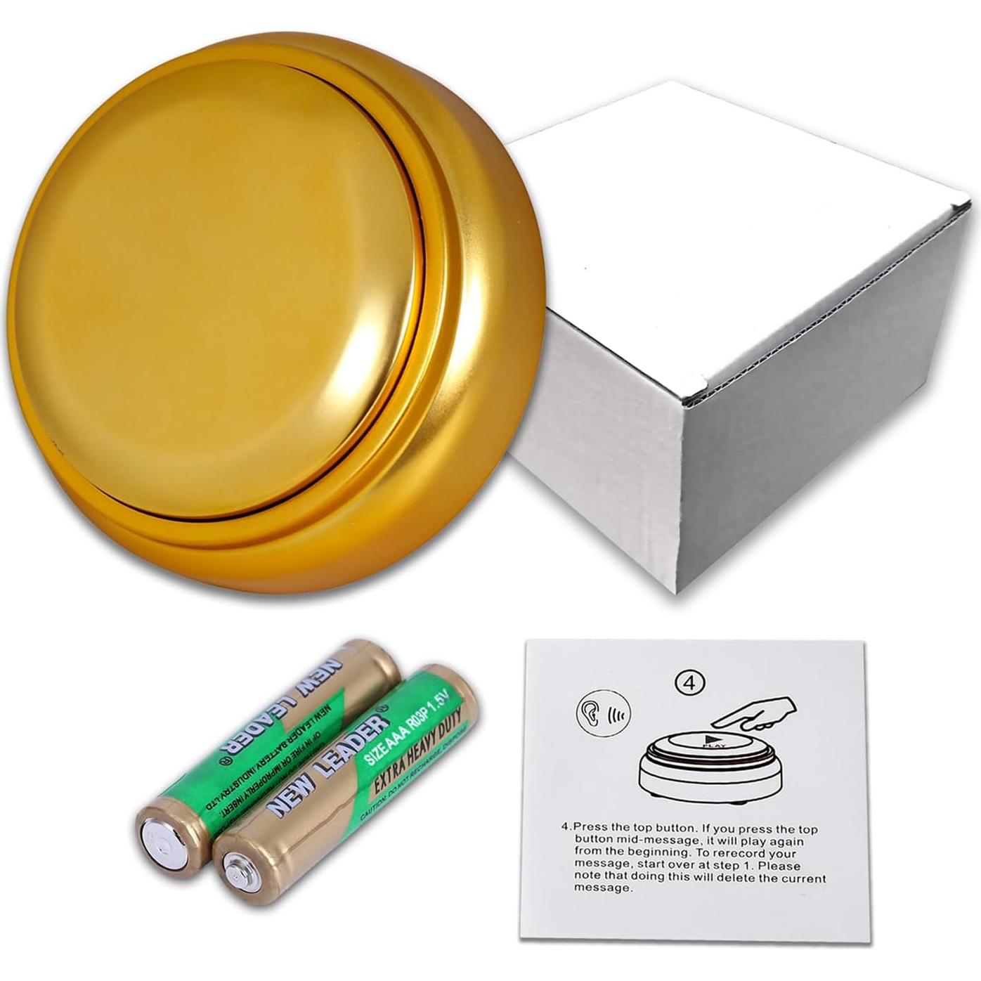 Botón Grabable Personalizado Wariolle 30 Segundos para Perros