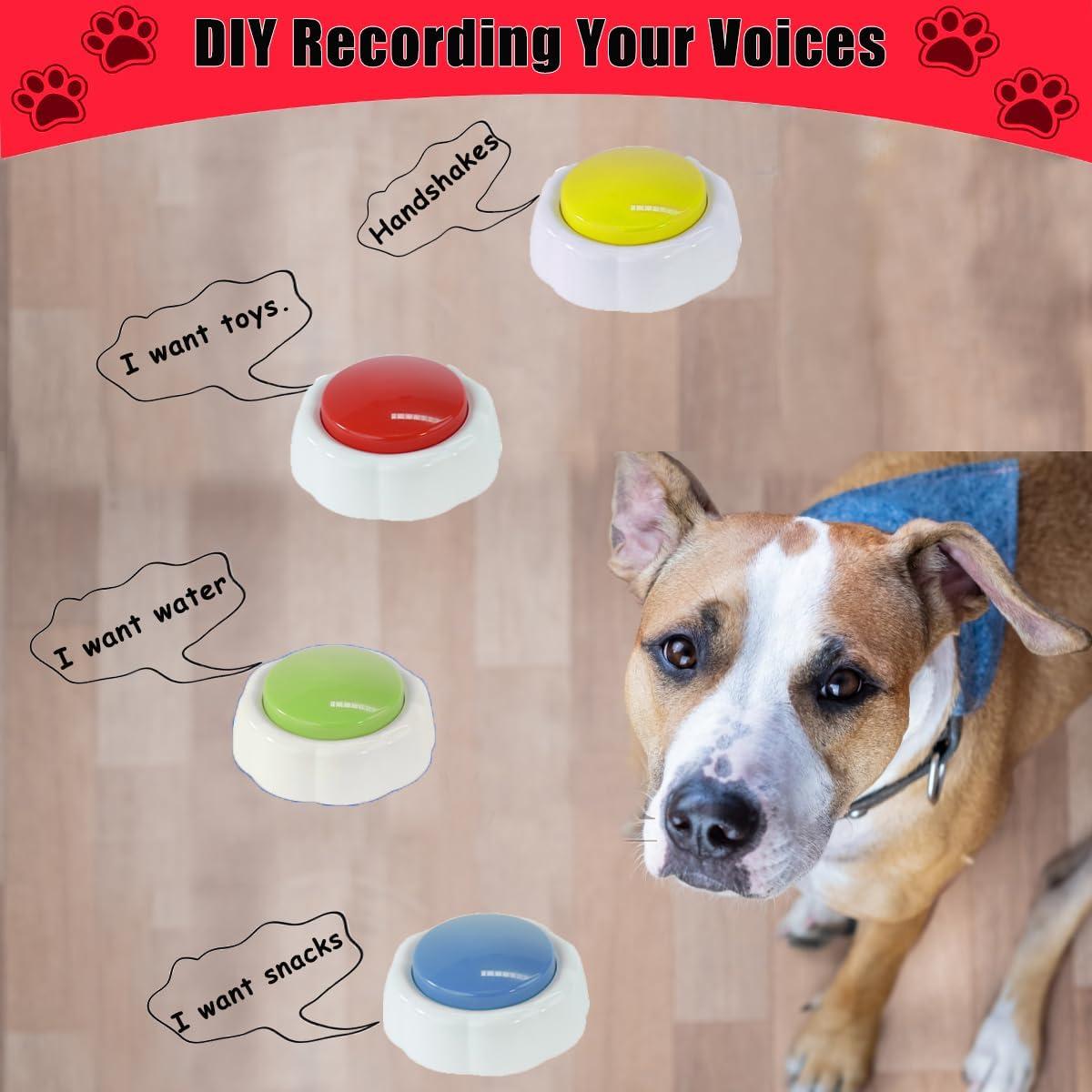 Botón de Grabación de Voz para Perros XLW 16MB Rojo