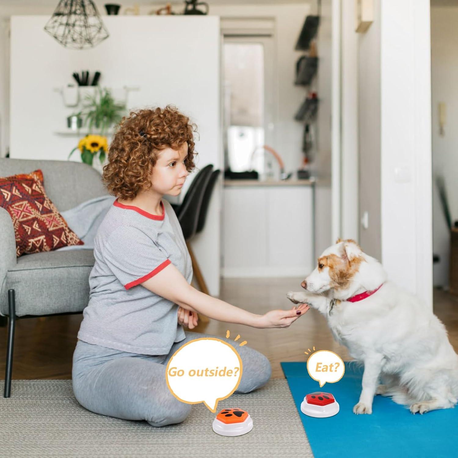 Conjunto de 6 Botones de Grabación Okllen para Mascotas