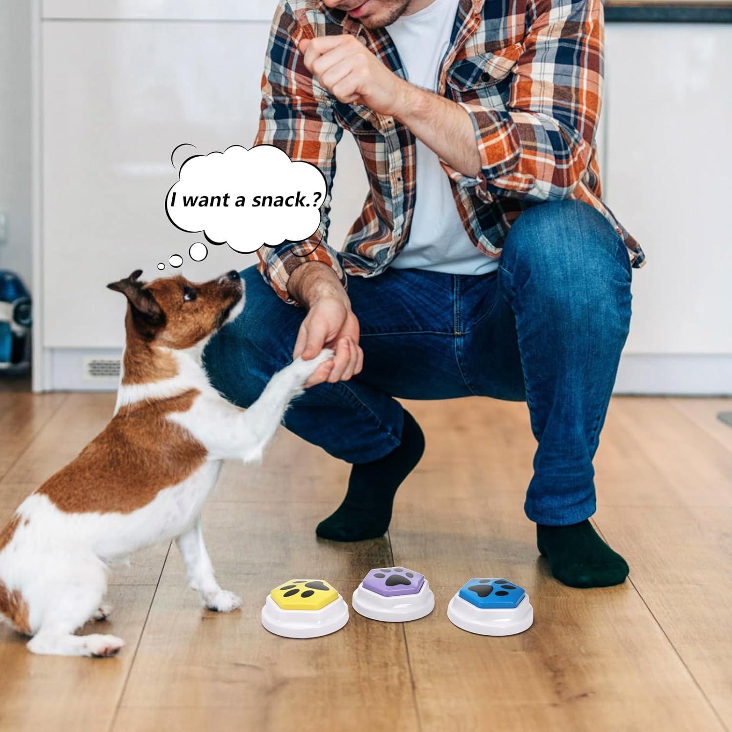 Conjunto de 6 Botones de Grabación Okllen para Mascotas