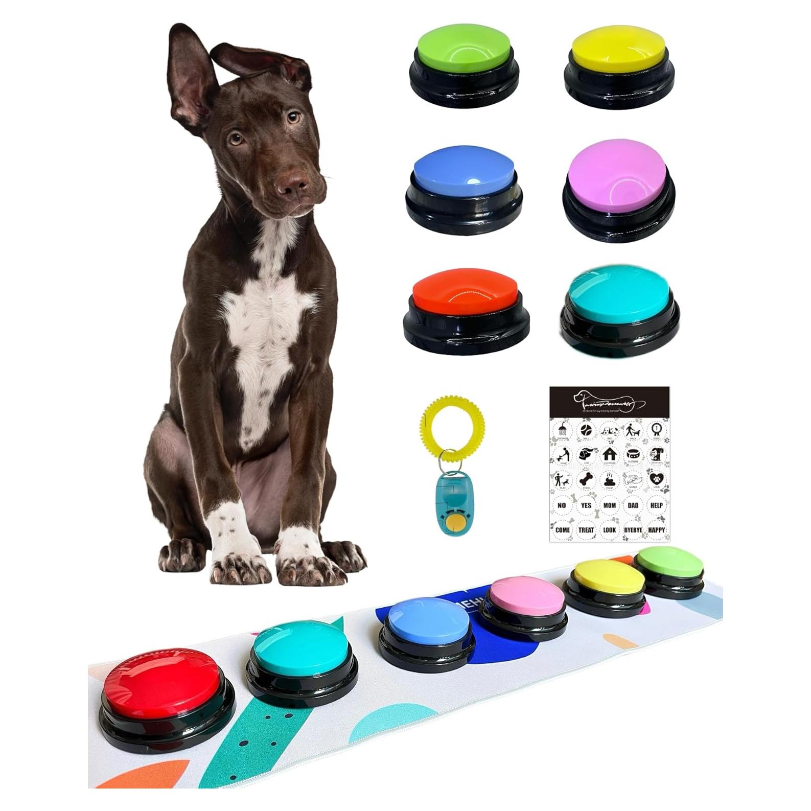 Kit de Botones de Comunicación para Perros Damei - 6 Botones Grabables