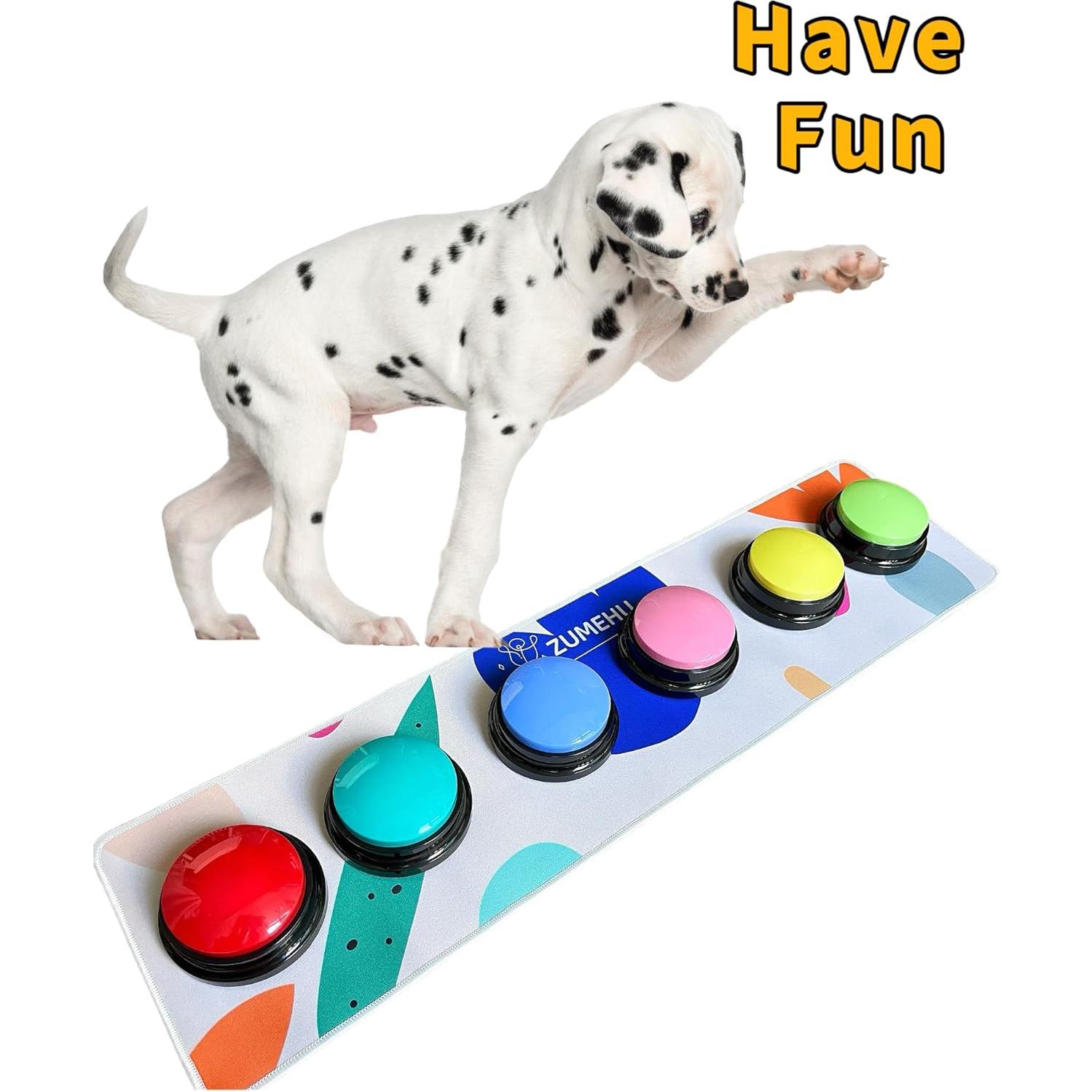 Kit de Botones de Comunicación para Perros Damei - 6 Botones Grabables