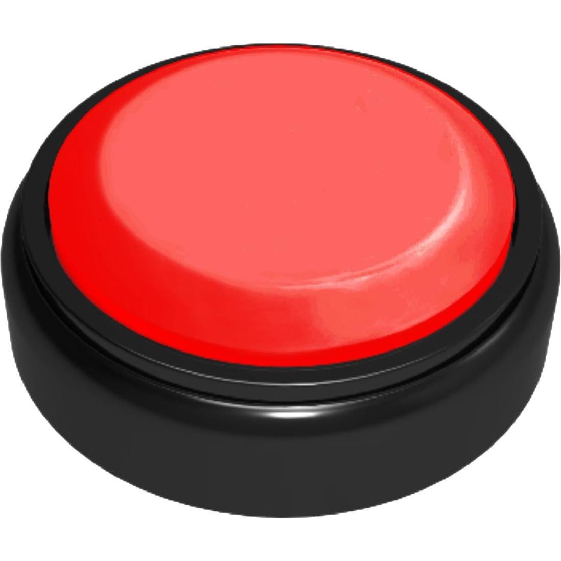 Botón Hablante Grabable Vicale WEB-1013 - Base Negra/Roja
