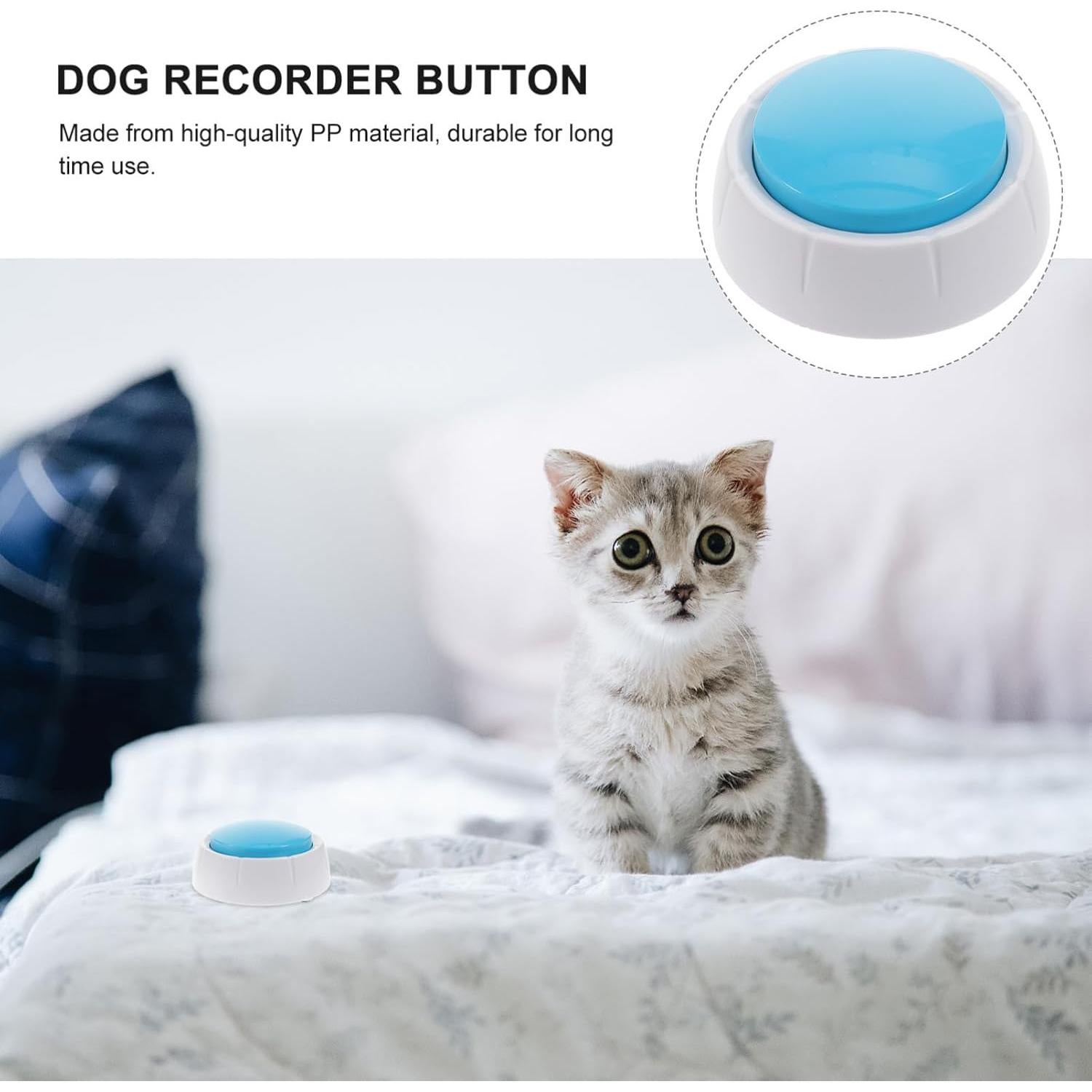 Botón de Entrenamiento para Mascotas HANABASS 9cm Grabable