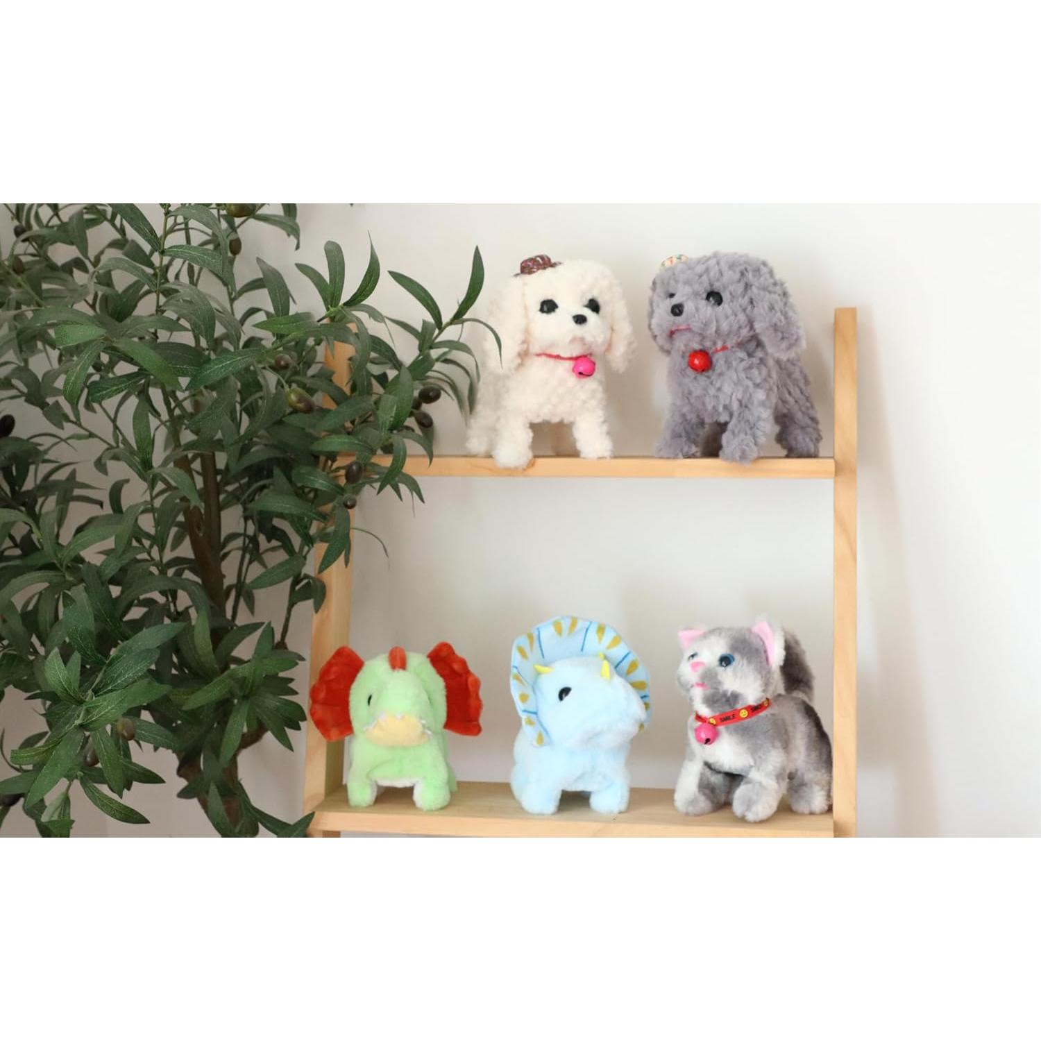 Juguete de Peluche Interactivo Cuteoy Perro Blanco 20 cm