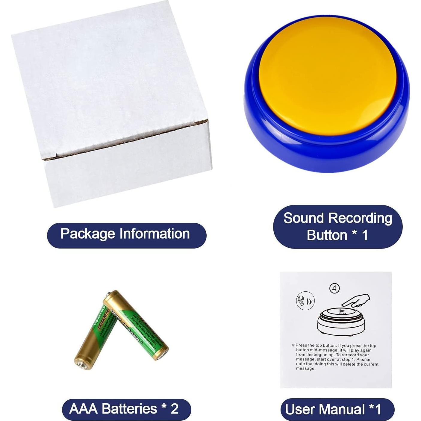 Botón Hablante Grabable Netual 30s - Comunicación y Juego