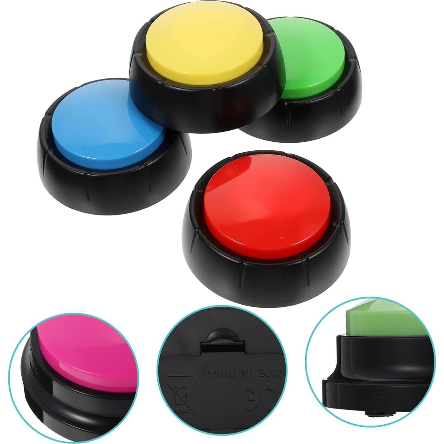 Botones Hablantes para Perros Milisten - Paquete de 4 Unidades