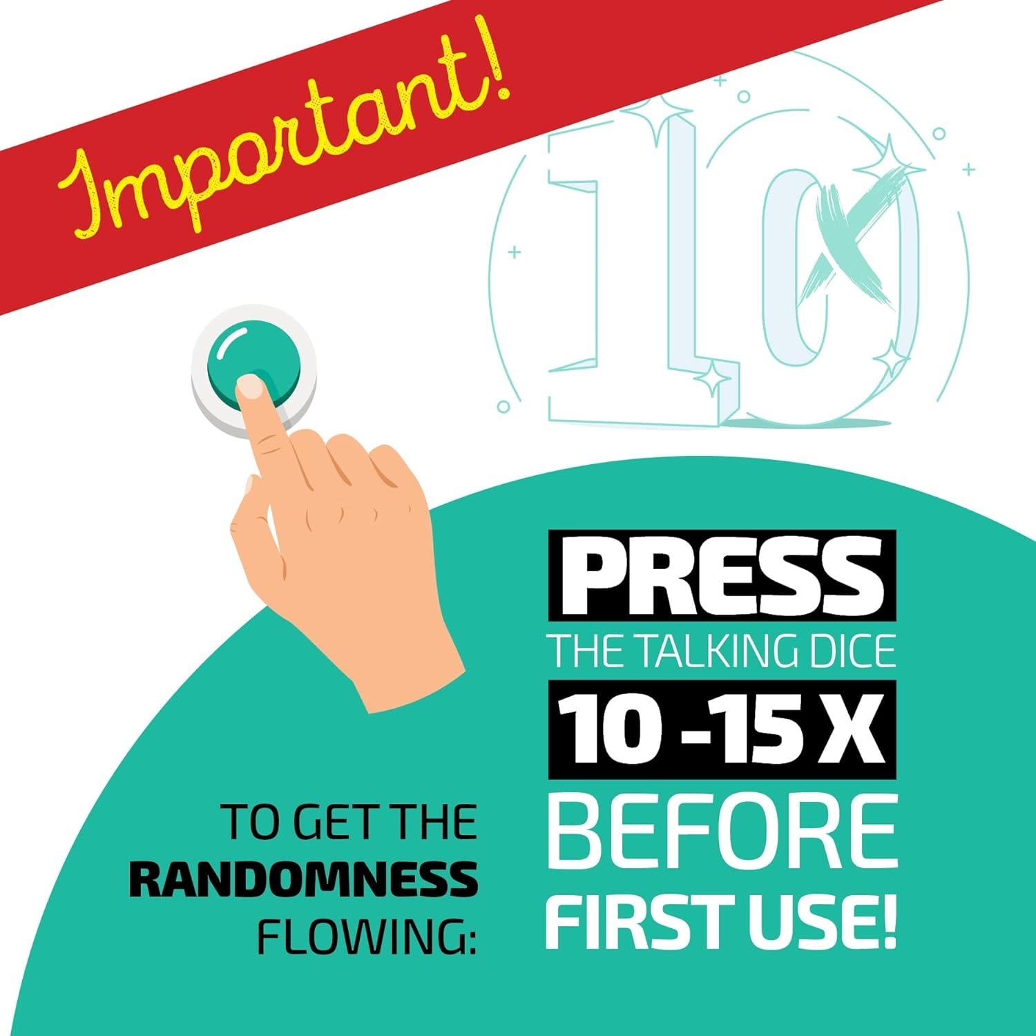 Botón de Sonido Dados Hablantes Sunday Brain - 102 Frases