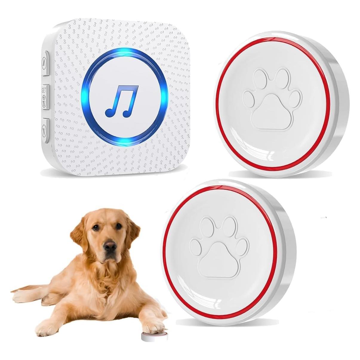 Timbre Inalámbrico para Perros ChunHee CB03WH - Entrenamiento de Baño