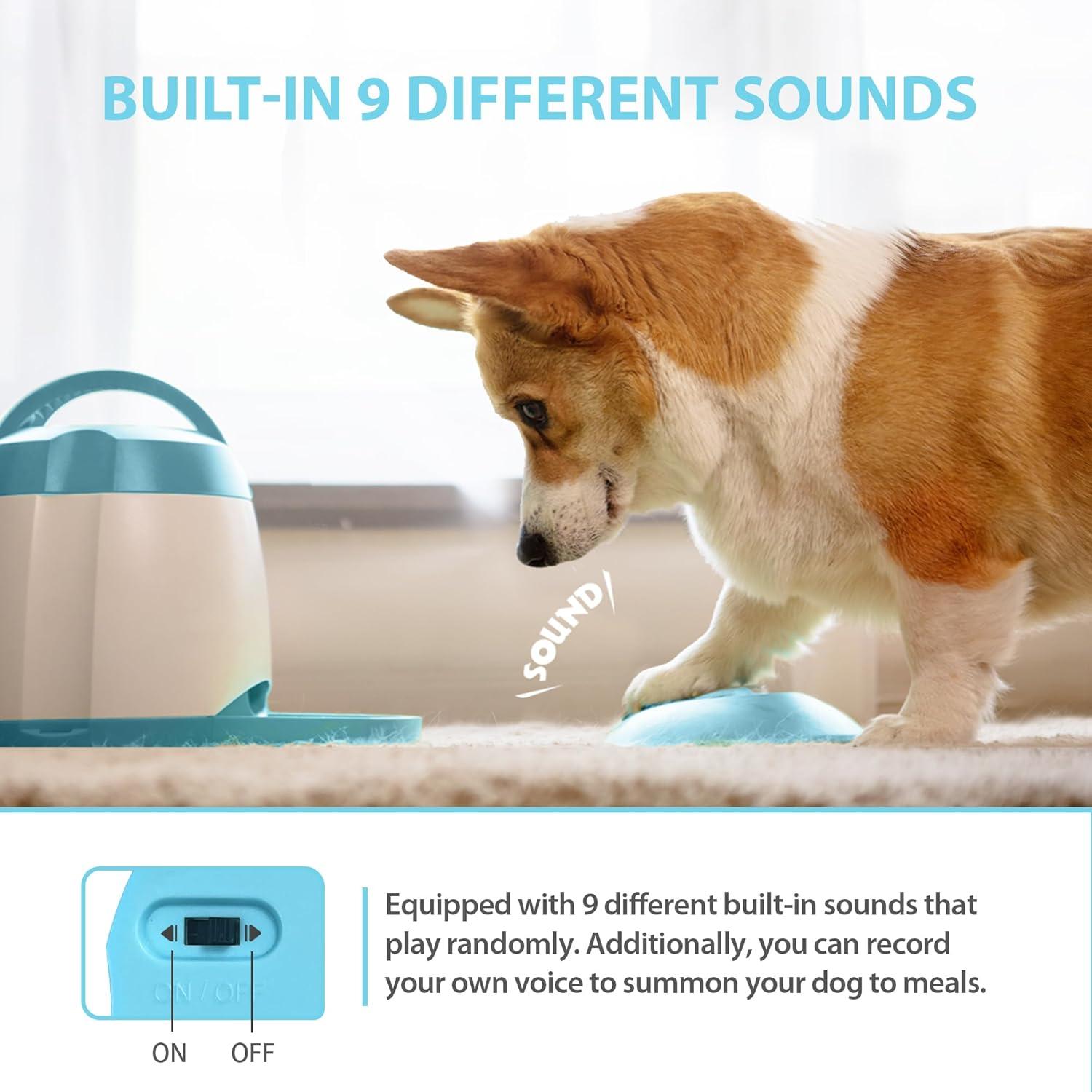 Dispensador Automático de Golosinas para Perros PETGEEK - Control Remoto