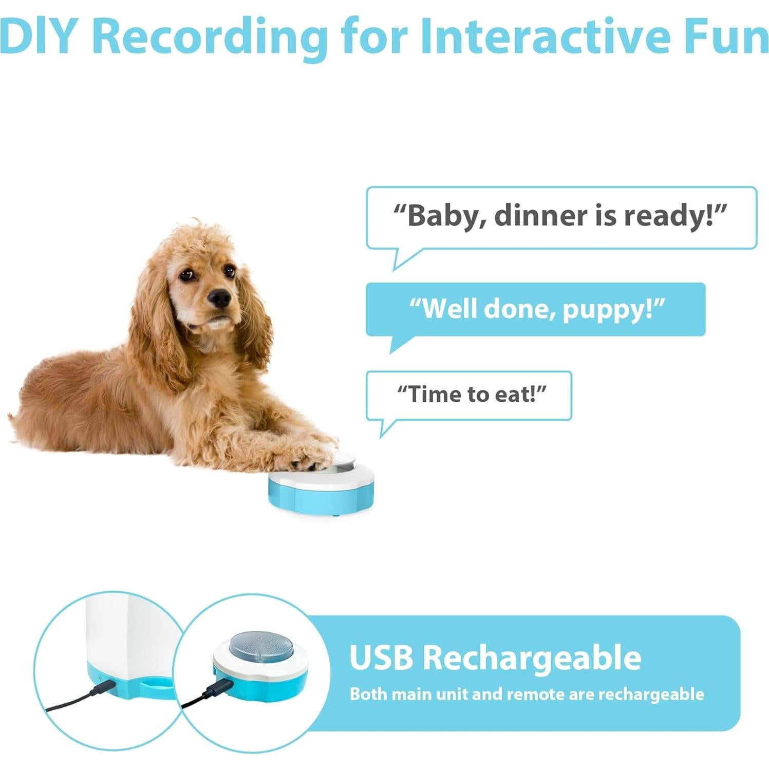 Dispensador Automático de Golosinas para Perros PETGEEK - Control Remoto