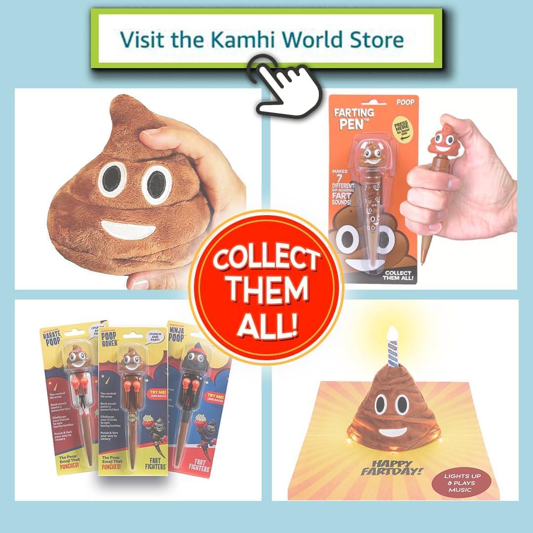 Juguete de Peluche de Caca con Sonidos Green Straw 10cm