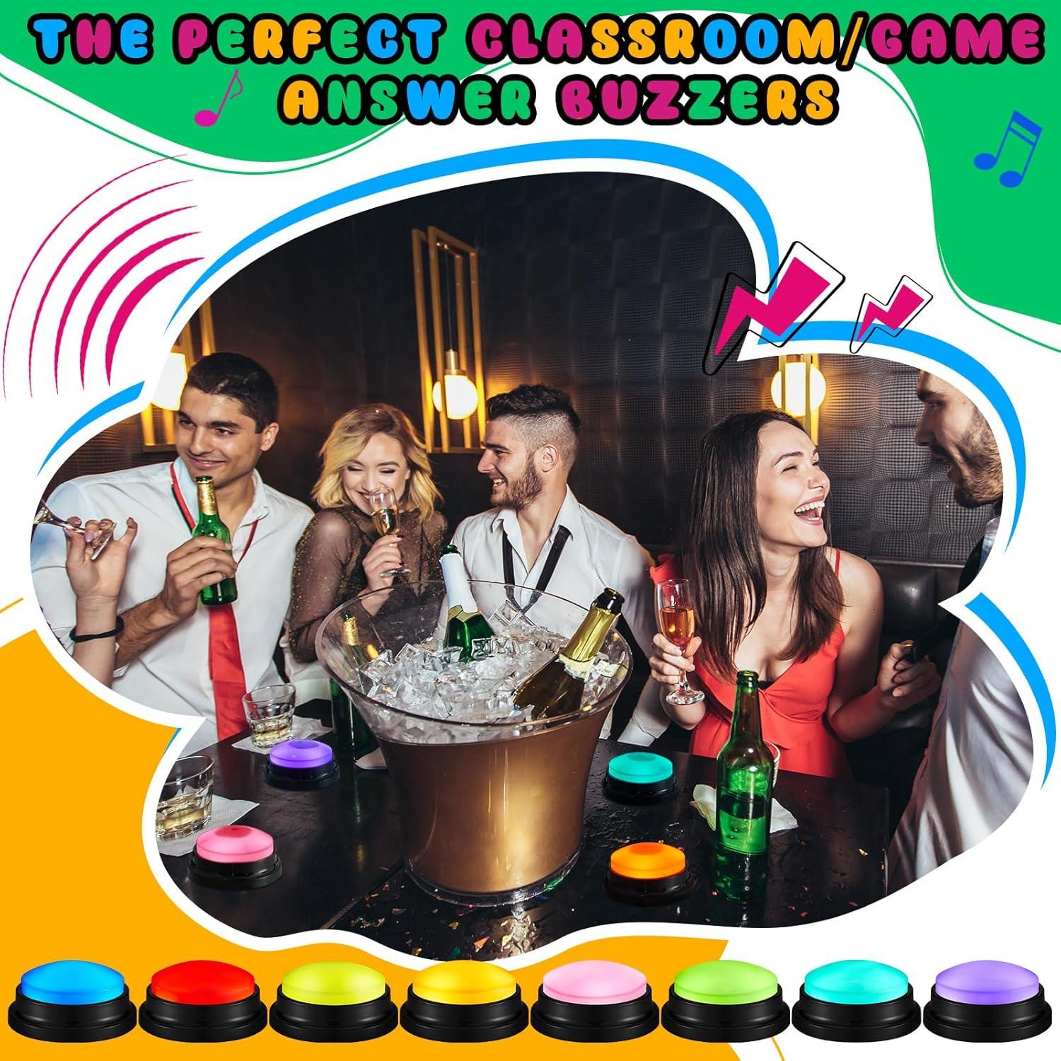 Botones Grabables para Juegos Honoson - 8 Piezas Color Fresco