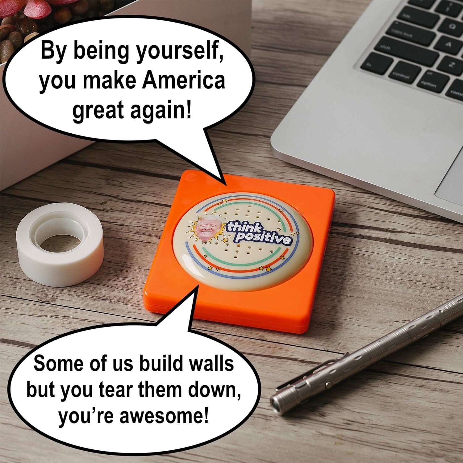 Botón de Afirmaciones Presidenciales Donald Trump - 15 Frases