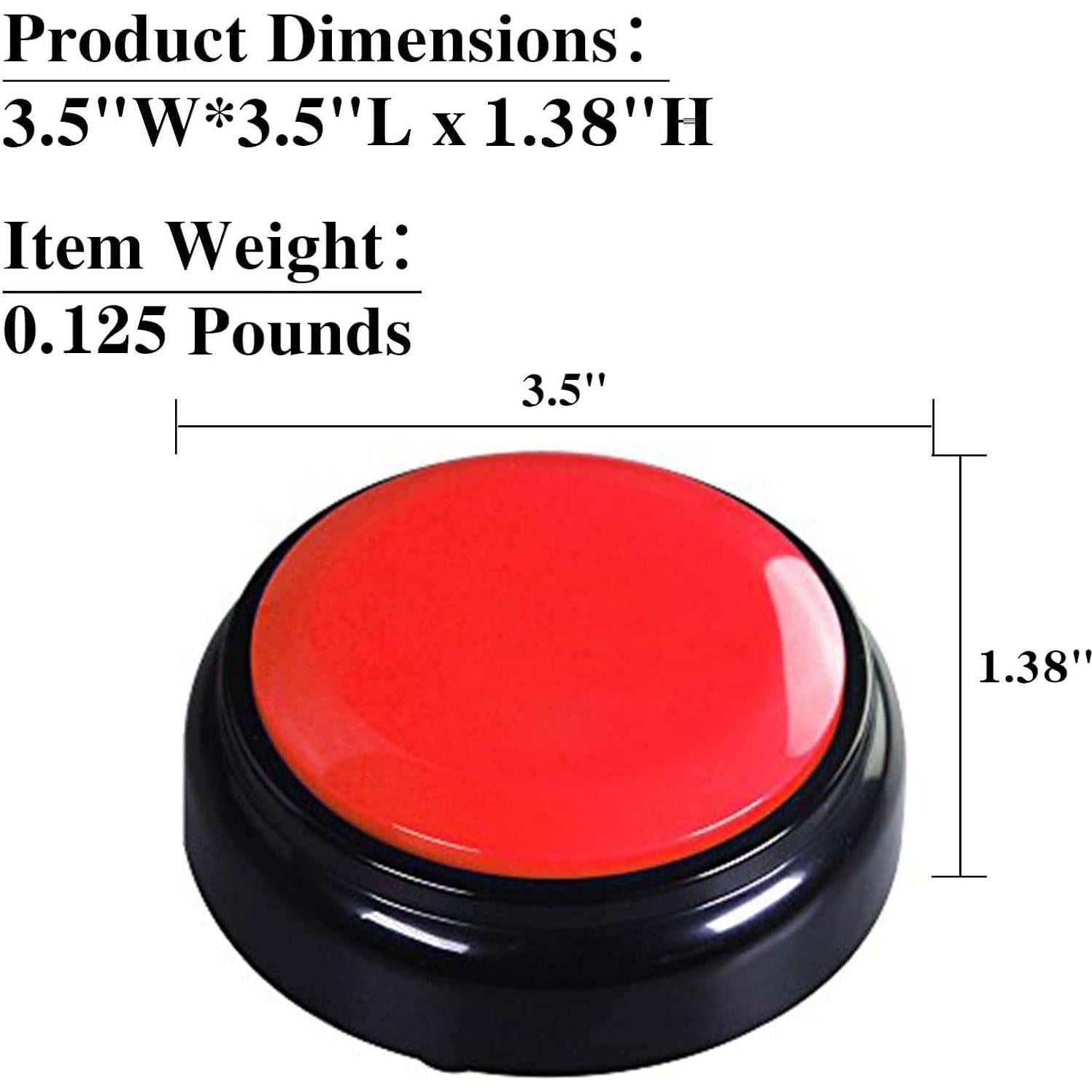 Botón de Grabación de Voz 30 Segundos Rojo - Shenzhen Sight