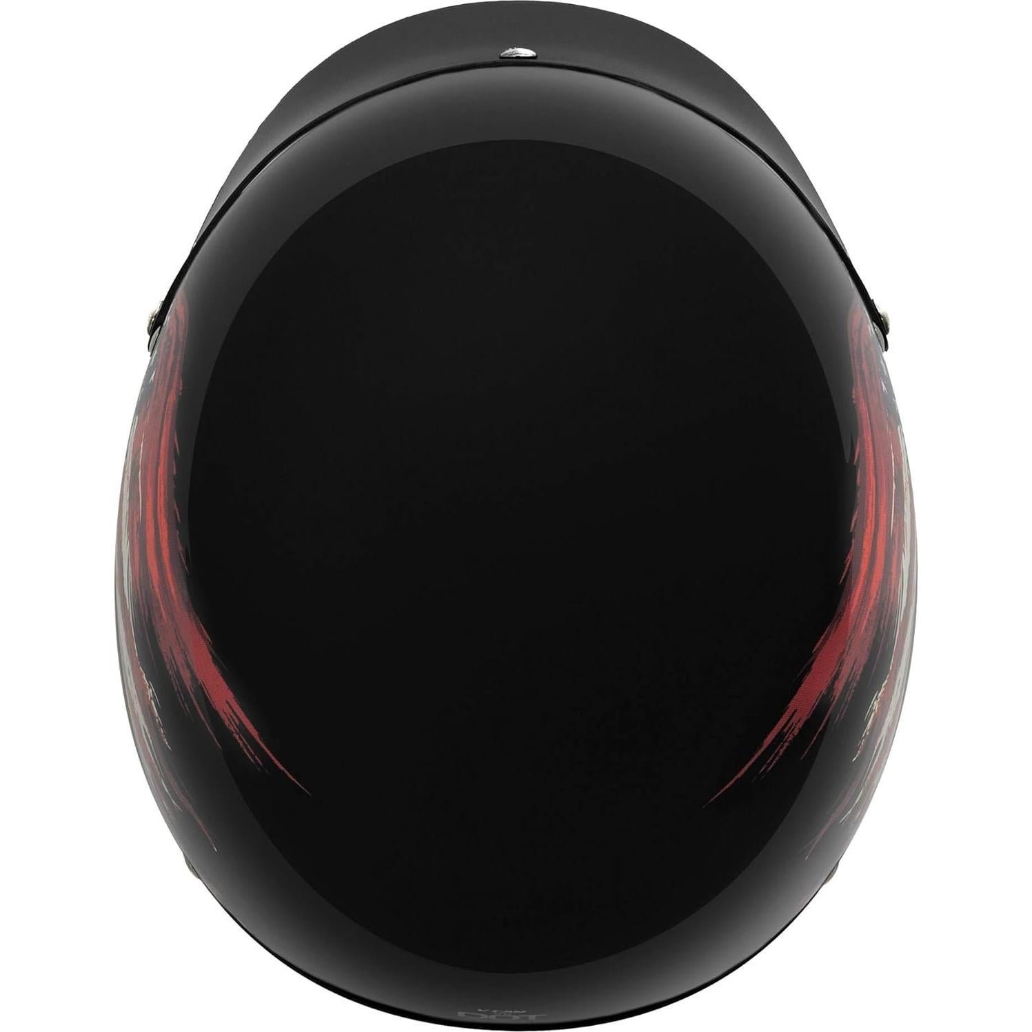 Casco de Motocicleta VCAN V5 Negro Brillante XL