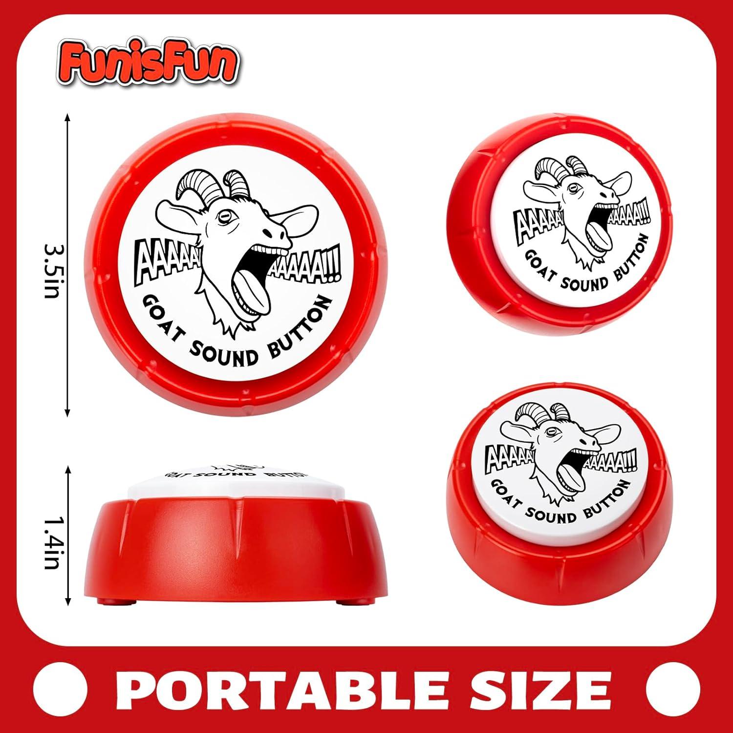 Juguete de escritorio FunisFun cabra con sonido divertido