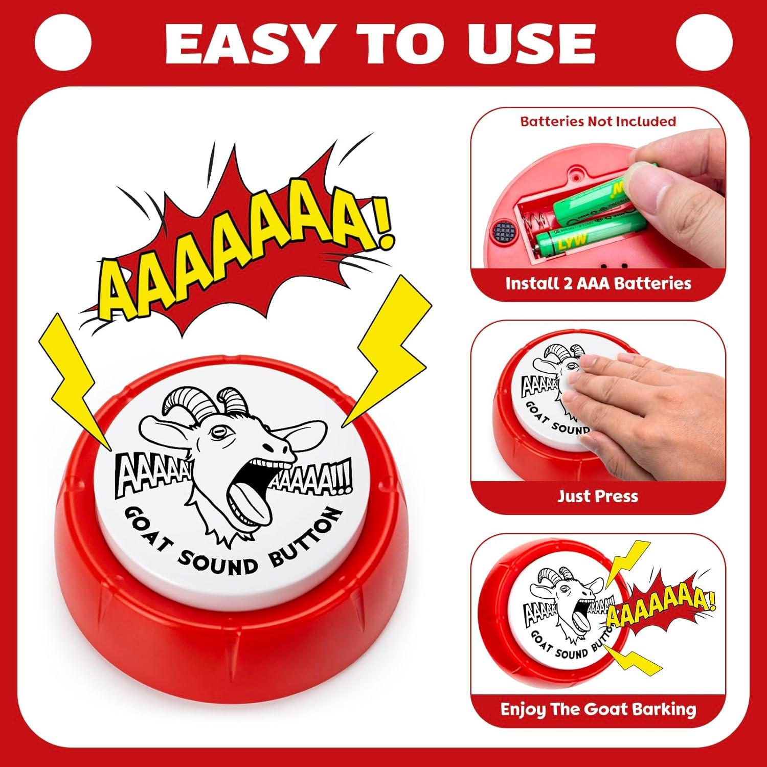 Juguete de escritorio FunisFun cabra con sonido divertido