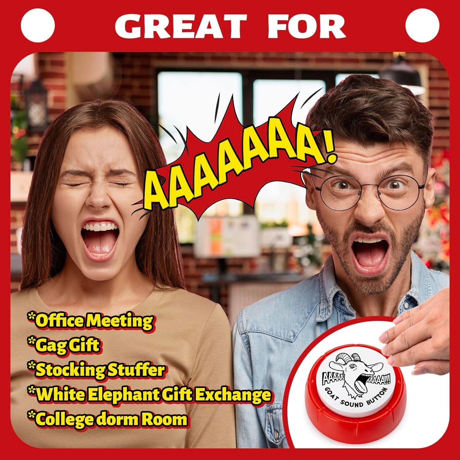 Juguete de escritorio FunisFun cabra con sonido divertido