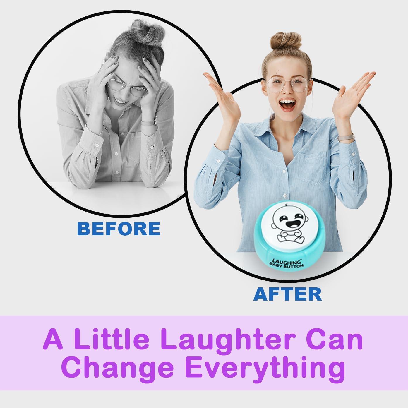 Botón de Bebé Riendo Kio Store | Alivio del Estrés y Ansiedad