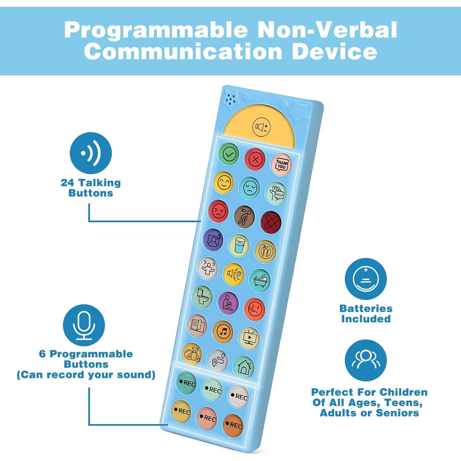 Dispositivo AAC Joyreal para Autismo con 6 Botones Programables