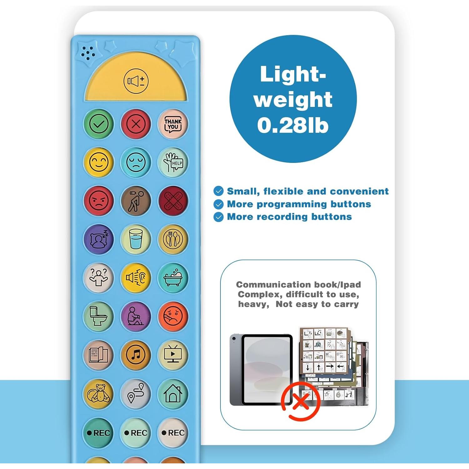Dispositivo AAC Joyreal para Autismo con 6 Botones Programables