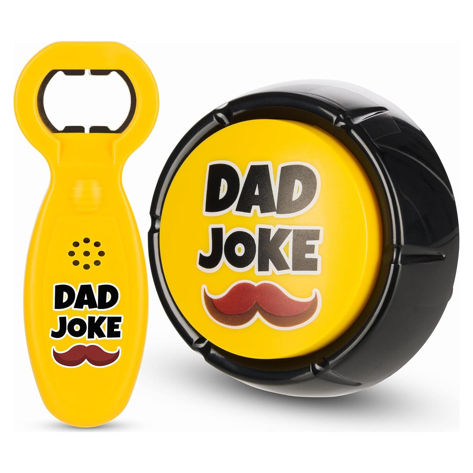 Set de Regalo Chistes de Papá - Abridor y Botón Hablante