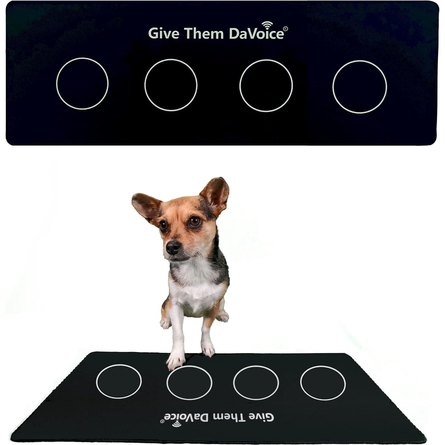 Alfombra de Botones para Perros DaVoice 4 Ubicaciones Antideslizante