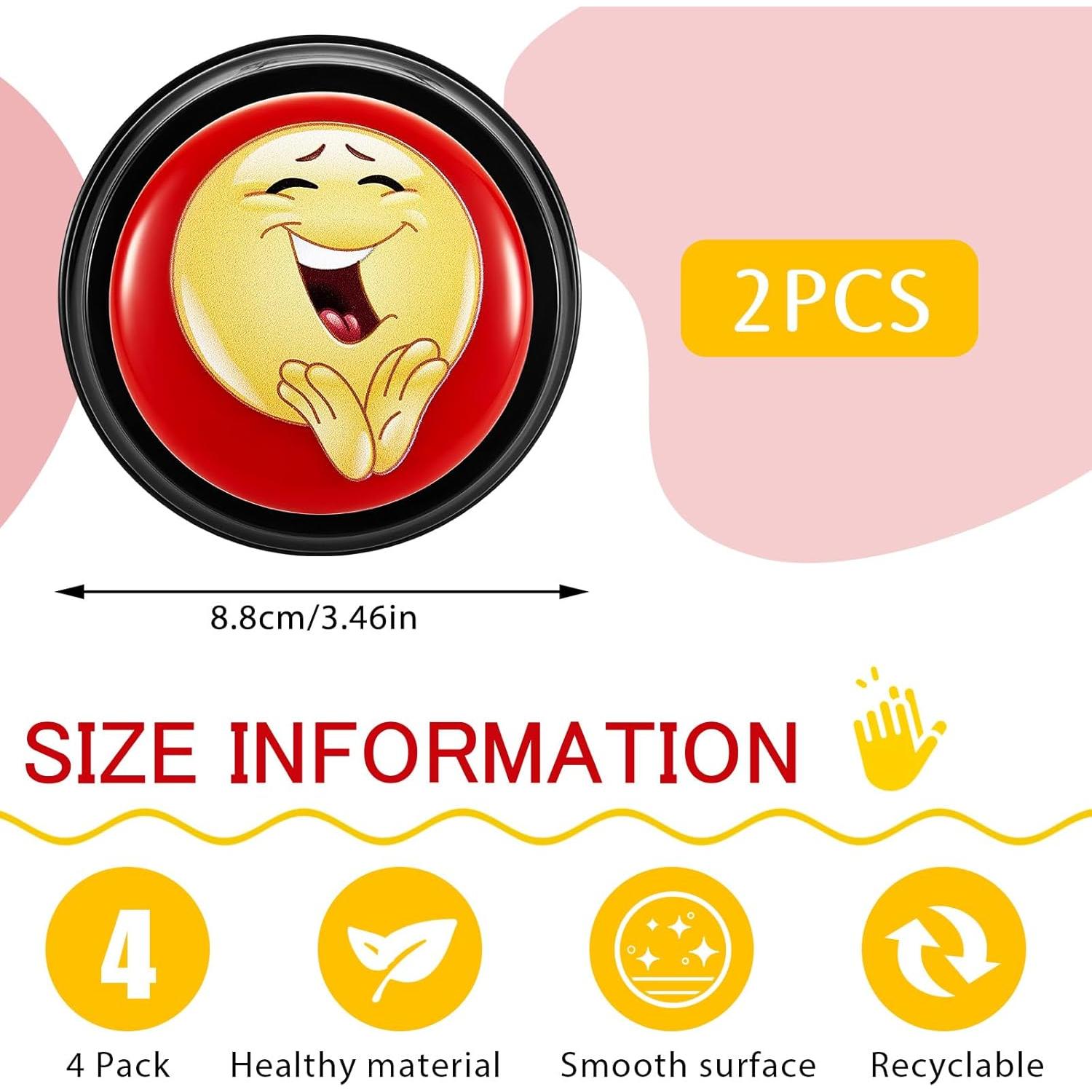 Botones de Aplauso Divertidos Copkim - 2 Pcs, Alivio Estrés