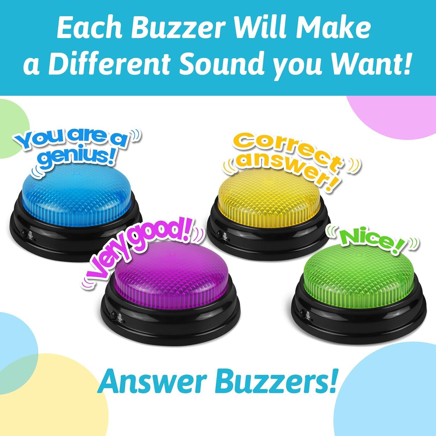 Zumbadores Grabables BEAN LIEVE - Juego de 4 Colores