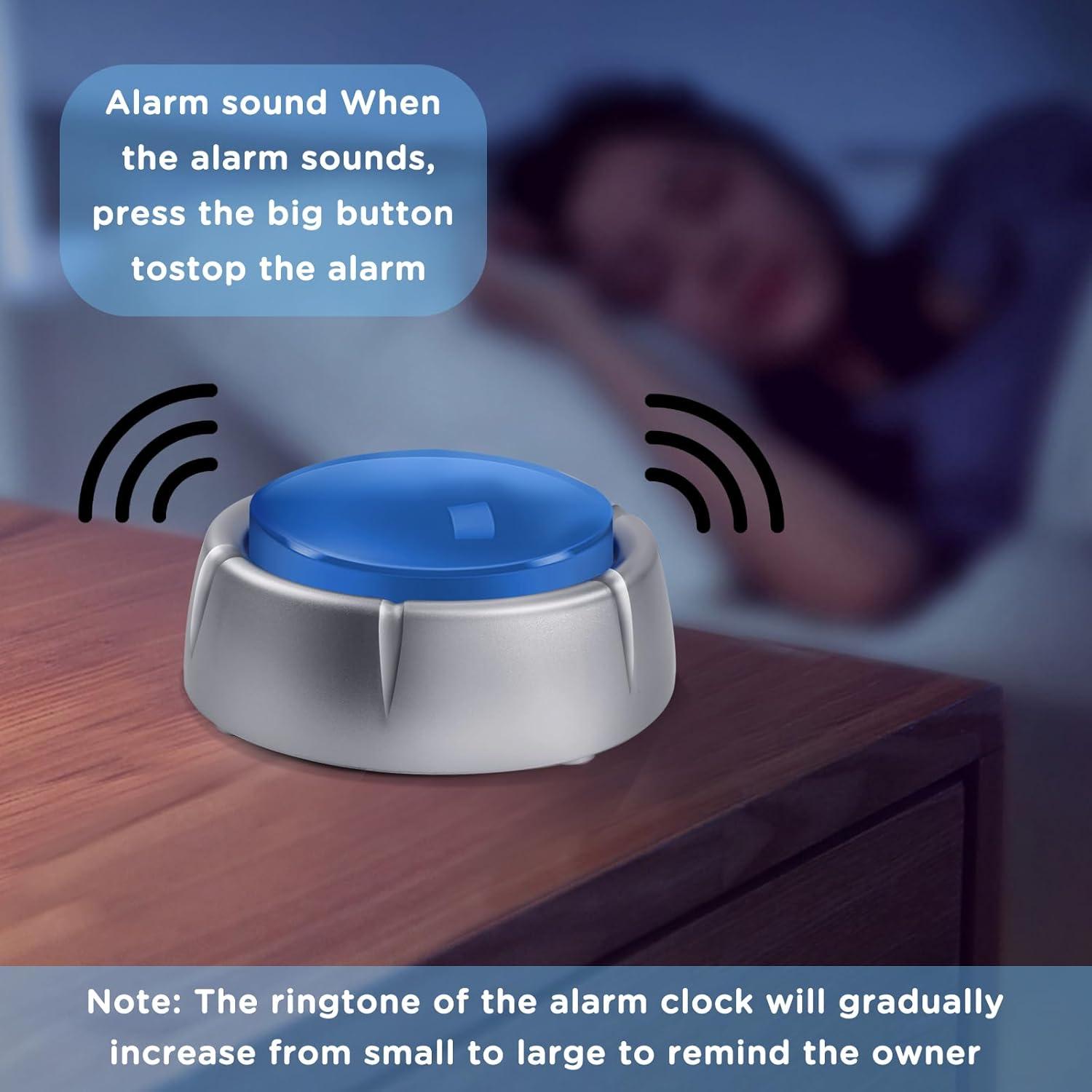 Reloj Botón Hablante Awaiymi Digital para Ciegos Azul