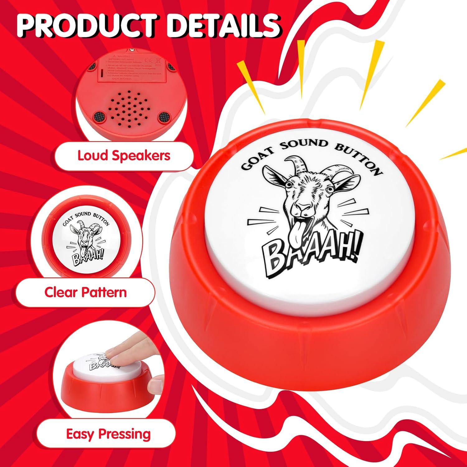 Botón de Sonido de Cabra Gritona Kazimay - Antiestrés