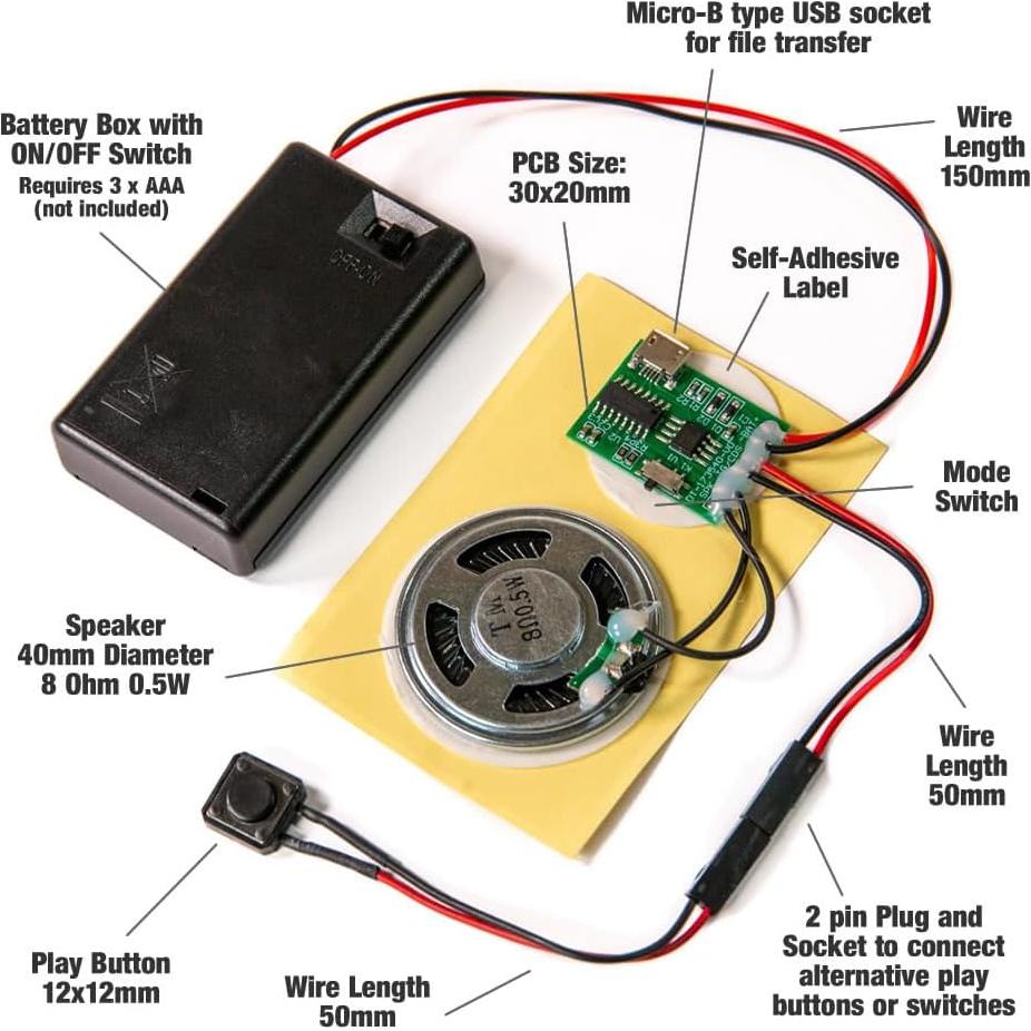 Módulo de Chip de Sonido MP3 Productos Hablantes 4MB