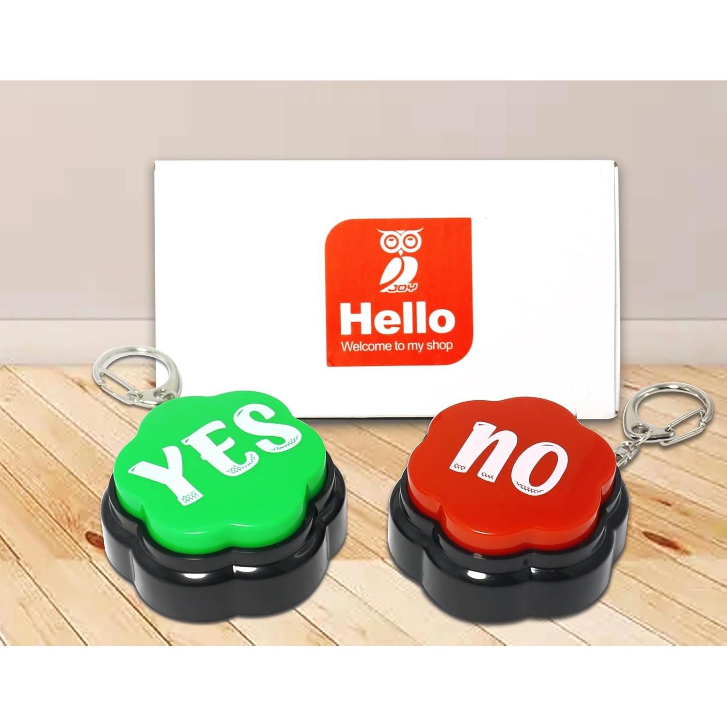 Juego de 2 Timbres Portátiles Sí y No ANLIKY - Sonido Claro